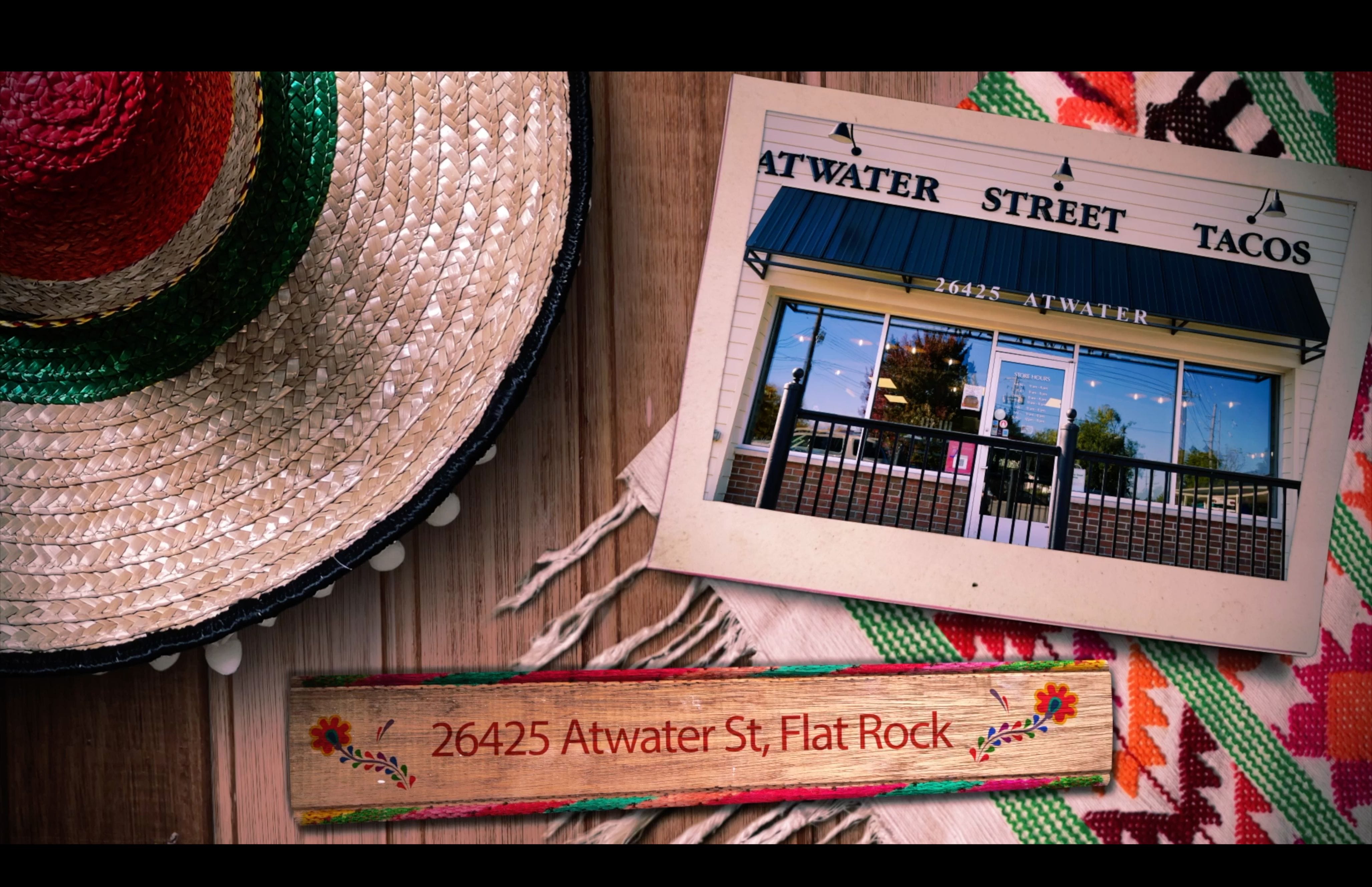 Promotional image celebrating Cinco De Mayo at the best Authentic Mexican Restaurant in Metro Detroit, Atwater Street Tacos located in Flat Rock, MI.